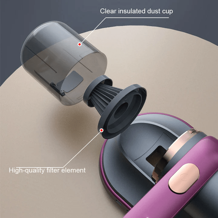 Portable High-Frequency Vacuum Cleaner - PowerVac™-Purple-Nora Luxe