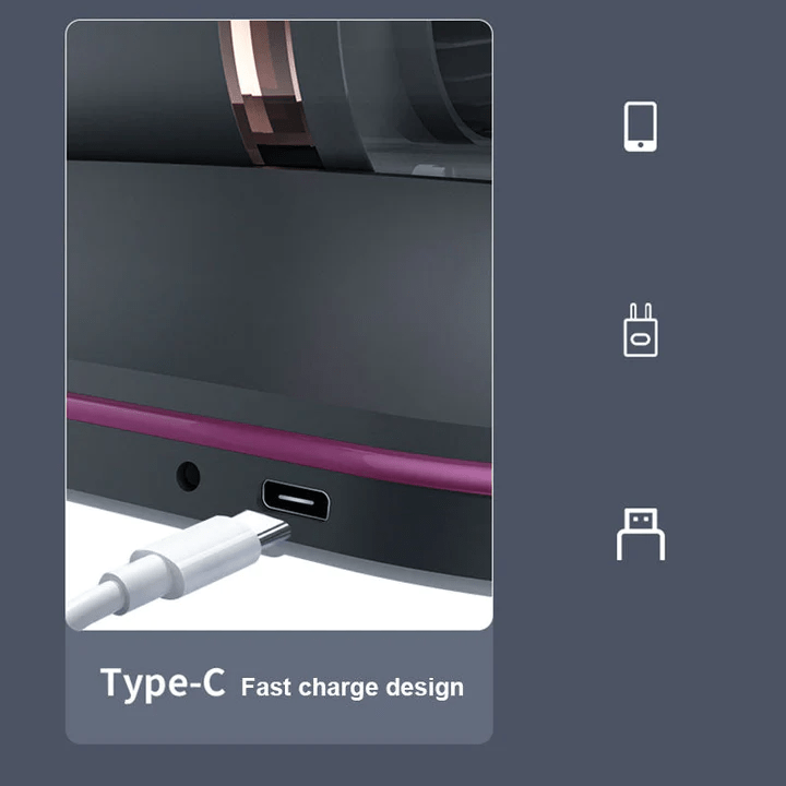 Portable High-Frequency Vacuum Cleaner - PowerVac™-Purple-Nora Luxe