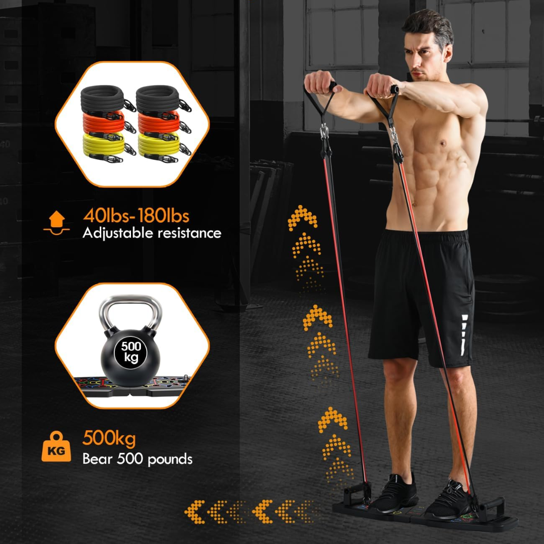 Portable Home Gym Fitness Set-Nora Luxe