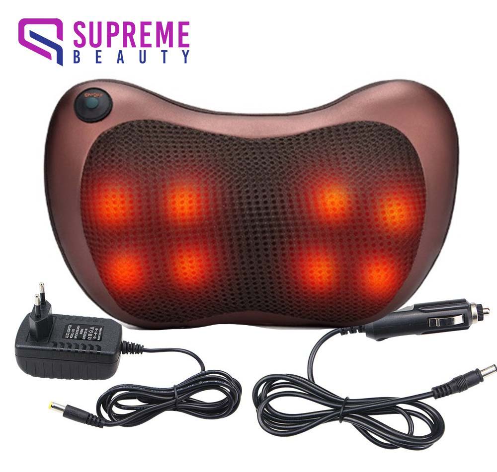 Portable Massage Cushion with Deep Shiatsu Massage - ThermoRelax Pro-Nora Luxe