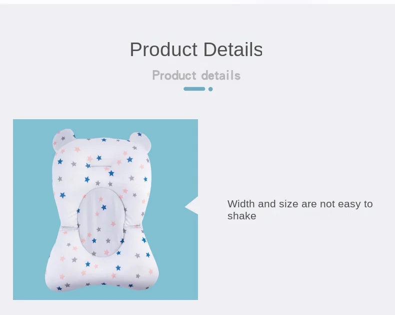 Portable Non-Slip Baby Bath Mat - SplashEase-White-Nora Luxe