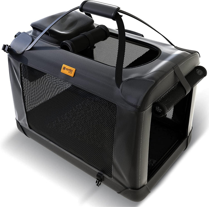 Portable Pet Bed - Nomad Pet Pod-Black-S: 19.49 x 13.58 x 13.78 inches-Nora Luxe