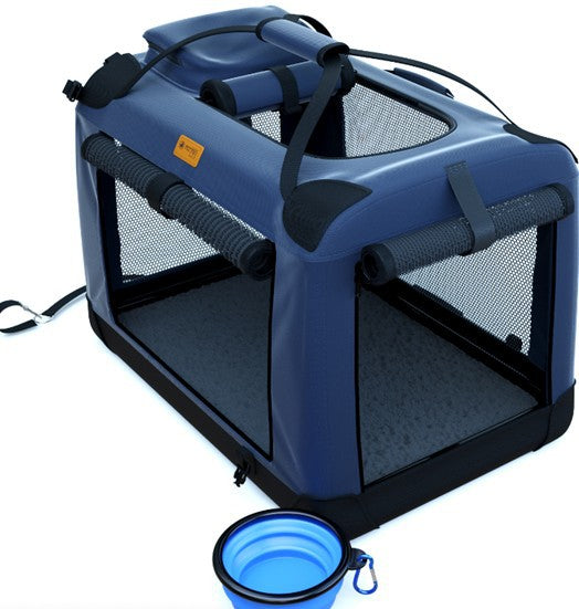 Portable Pet Bed - Nomad Pet Pod-Blue-S: 19.49 x 13.58 x 13.78 inches-Nora Luxe