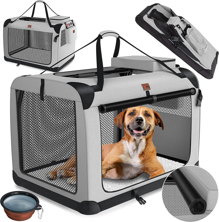 Portable Pet Bed - Nomad Pet Pod-Gray-S: 19.49 x 13.58 x 13.78 inches-Nora Luxe