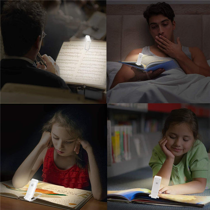 Portable Reading Lamp - LumaRead-White-Nora Luxe