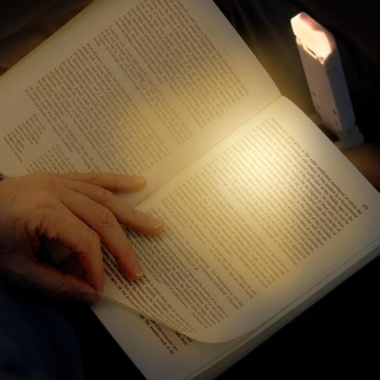 Portable Reading Lamp - LumaRead-White-Nora Luxe