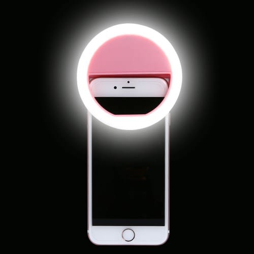 Portable Selfie Ring Light - GlowSnap-White-Nora Luxe