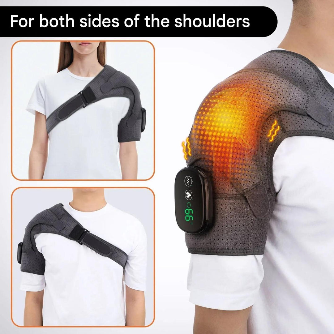 Portable Shoulder Massager with Heat Therapy - ThermoFlex Pro-Nora Luxe