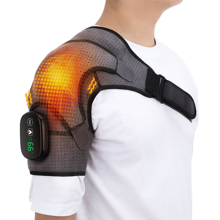 Portable Shoulder Massager with Heat Therapy - ThermoFlex Pro-Nora Luxe