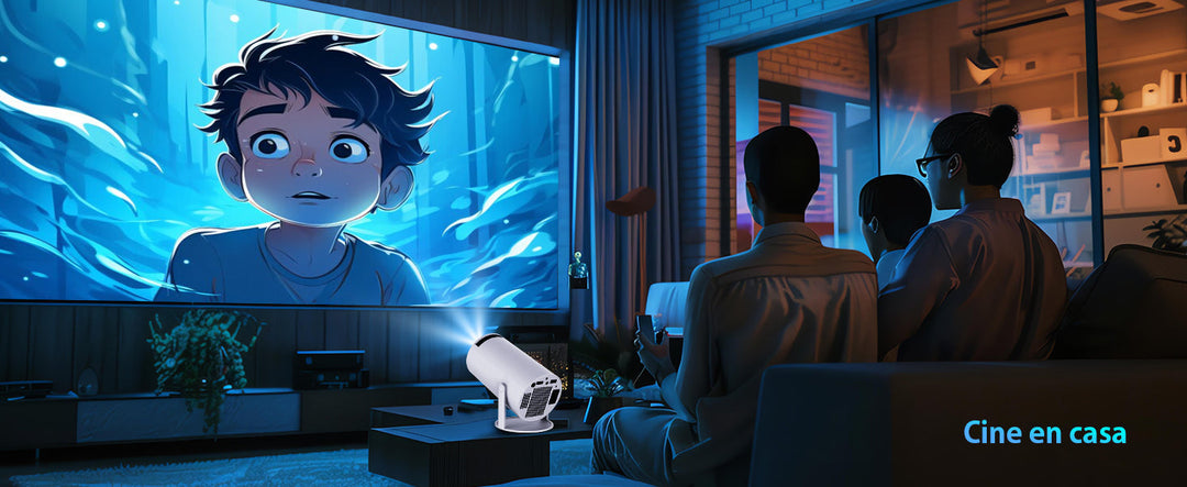 Portable Smart Projector - VisionCast 130X-Nora Luxe