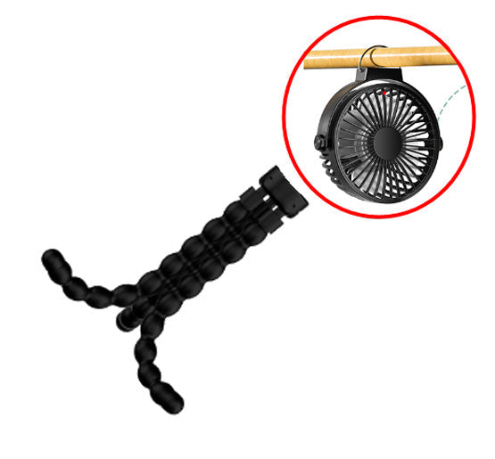 Portable Stroller Fan with 8000mAh Battery-Nora Luxe