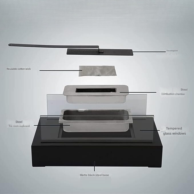 Portable Table Fireplace - LumaFlame