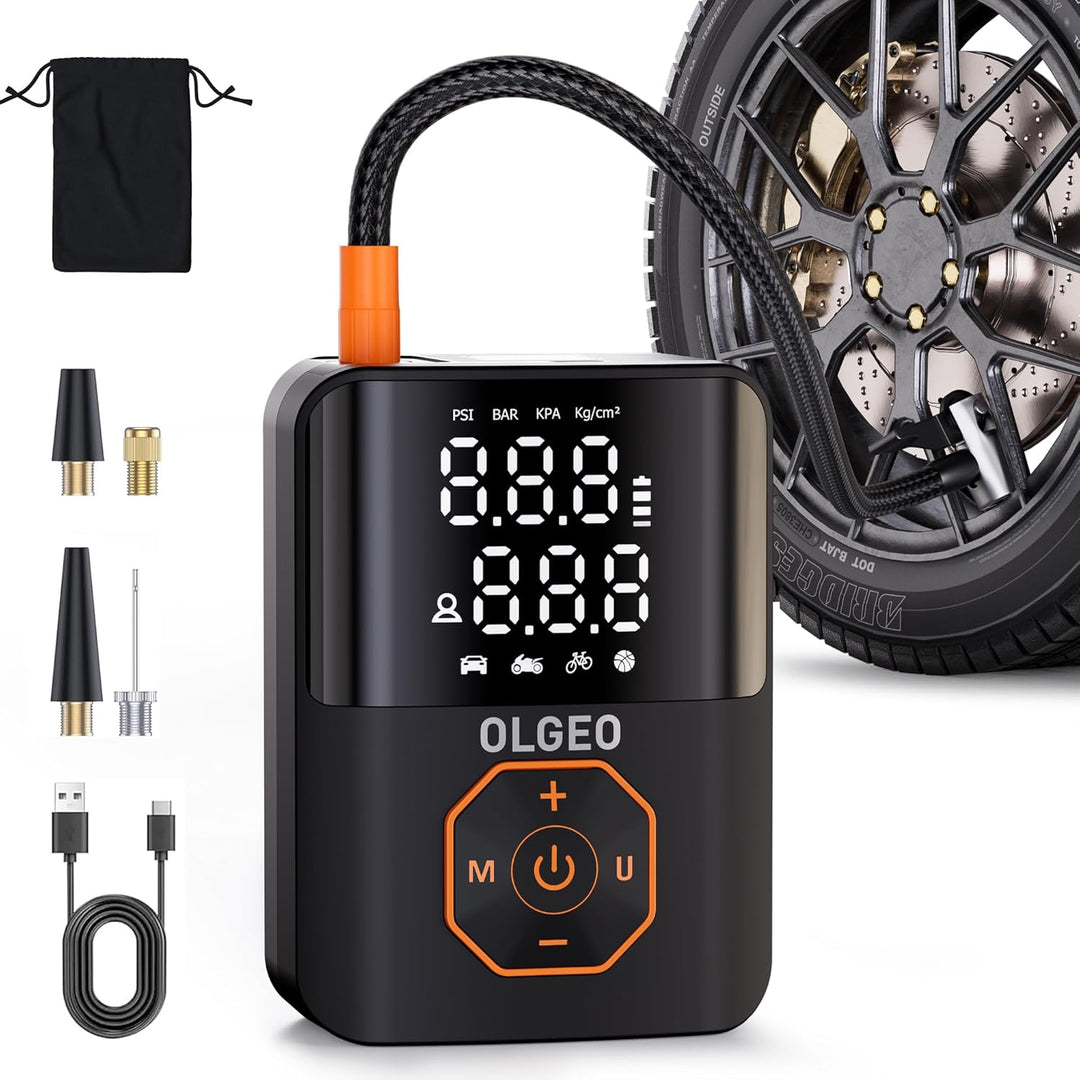Portable Tire Pump - 18000mAh Air Compressor for Cars and Motorcycles-Nora Luxe