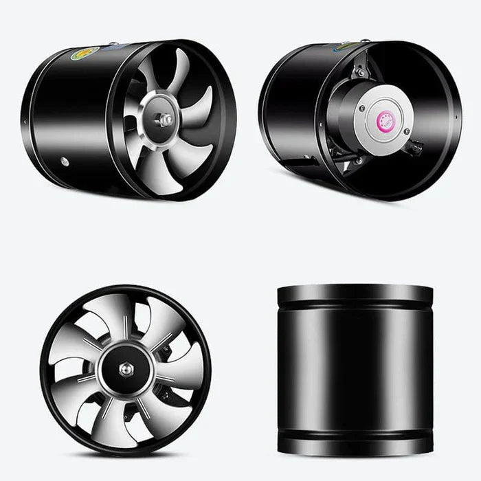 Powerful and Silent Extractor Fan - WhisperFlow-Black-2.87 × 3.94 in-Nora Luxe