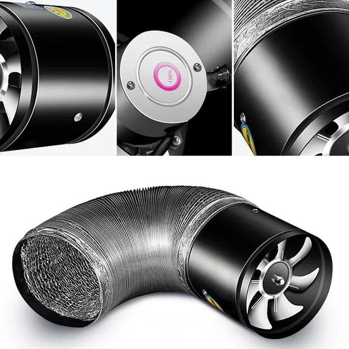 Powerful and Silent Extractor Fan - WhisperFlow-Black-2.87 × 3.94 in-Nora Luxe