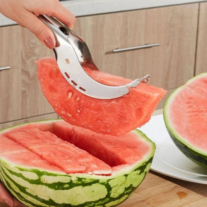 Practical Fruit Slicer - FruitFlow-Silver-Nora Luxe