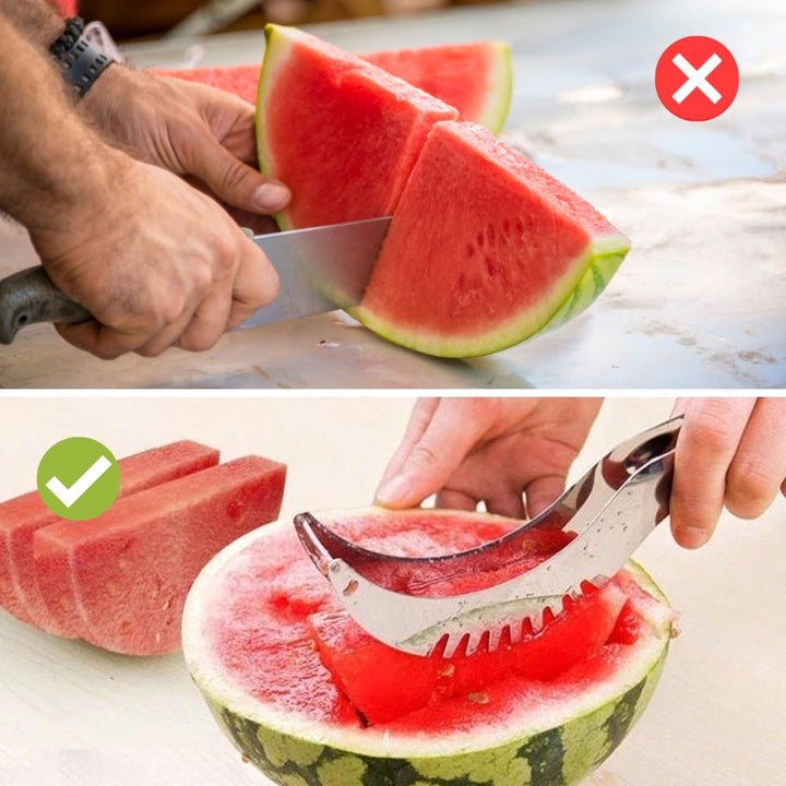 Practical Fruit Slicer - FruitFlow-Silver-Nora Luxe