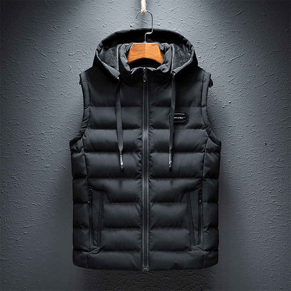 Premium Bodywarmer for Men - Rafael-Black-S-Nora Luxe