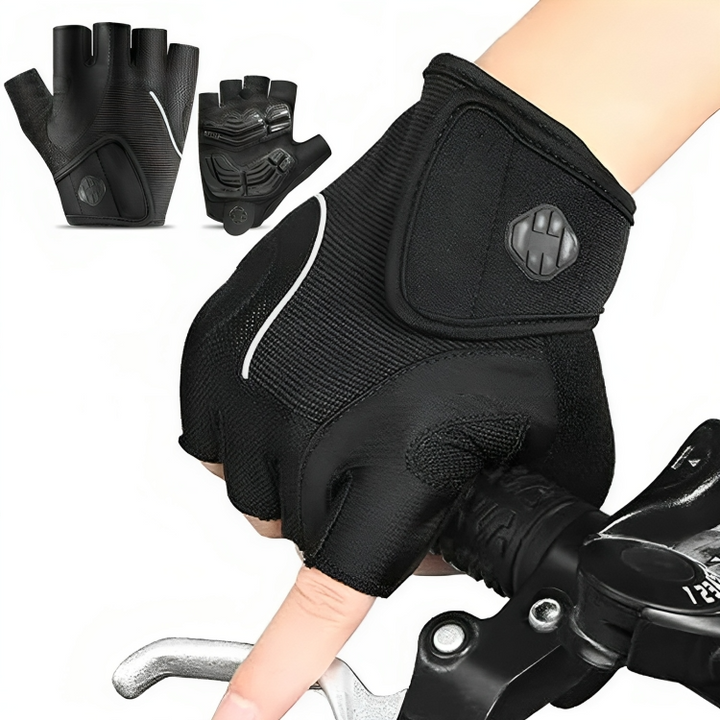 Premium Cycling Gloves - BikeGuard™-Black-S-Nora Luxe