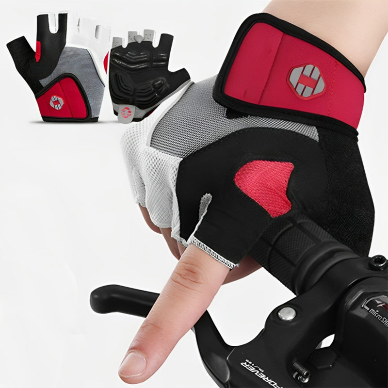 Premium Cycling Gloves - BikeGuard™-Red-S-Nora Luxe