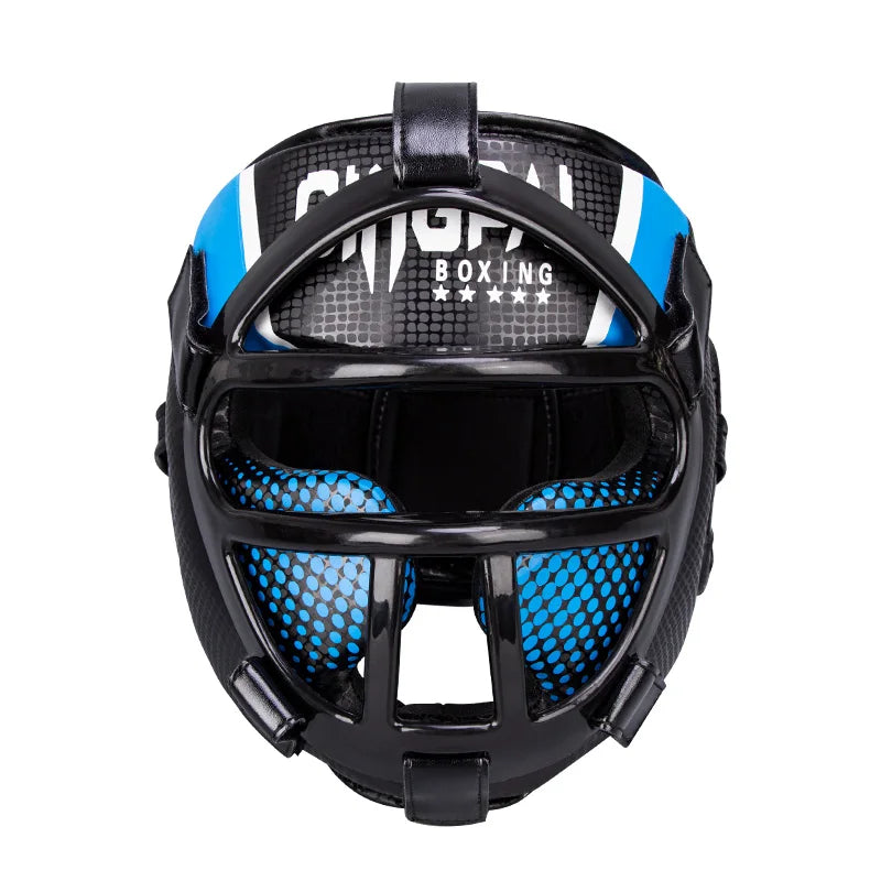 Premium Head Protection with Face Mask - FightGuard-Red-S-Nora Luxe