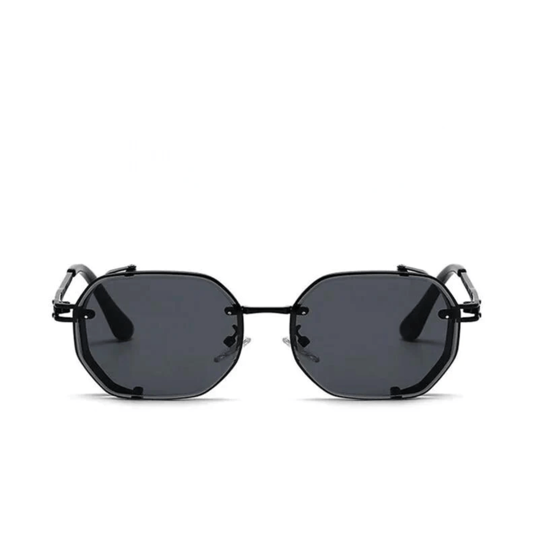 Premium men's sunglasses with an elegant frame – UrbanValence-Black-The Livary
