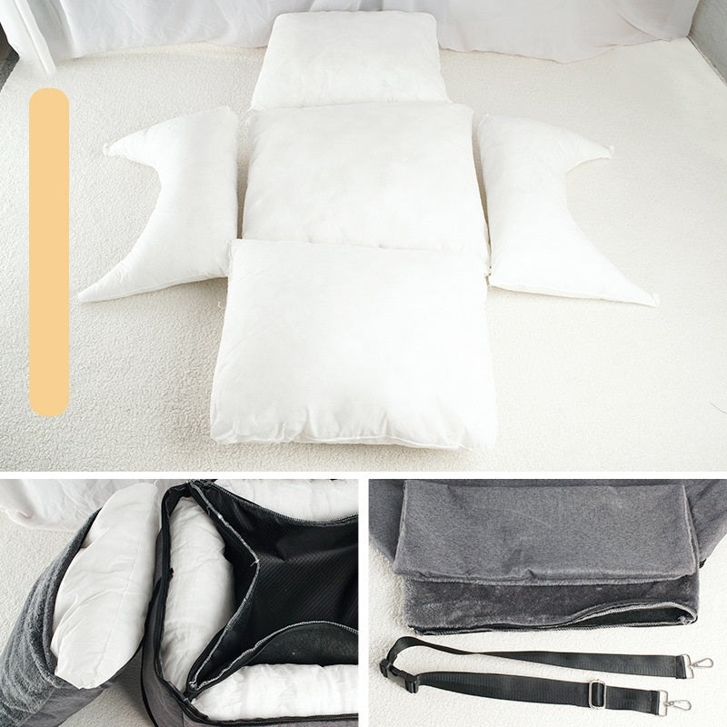 Premium Pet Kennel for Every Season - CuddleHaven™-Gray-Nora Luxe
