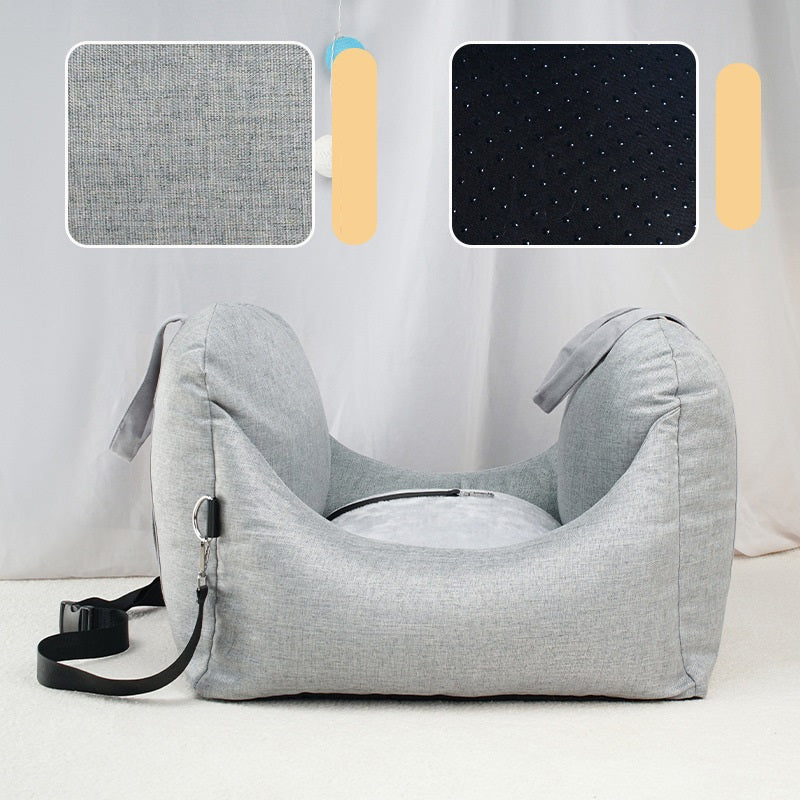 Premium Pet Kennel for Every Season - CuddleHaven™-Gray-Nora Luxe