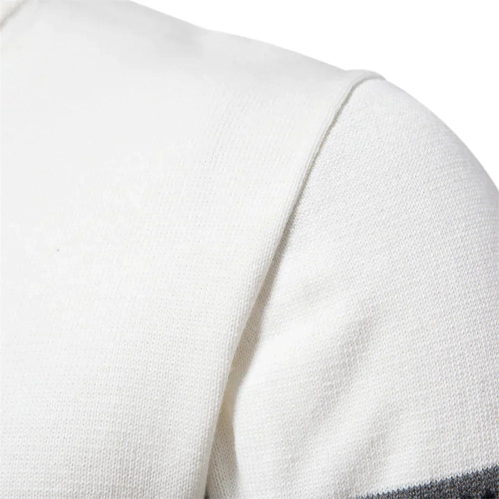 Premium Retro Pattern Sweater - Leo-White-S-Nora Luxe