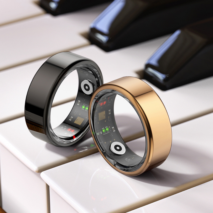 Premium Smart Fitness Ring - HealthRing-Silver-8-Nora Luxe
