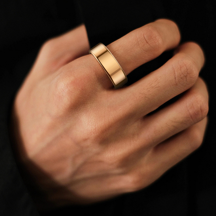 Premium Smart Fitness Ring - HealthRing-Silver-8-Nora Luxe