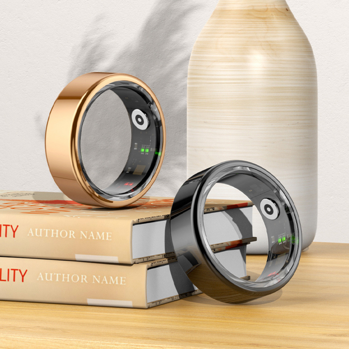 Premium Smart Fitness Ring - HealthRing-Silver-8-Nora Luxe