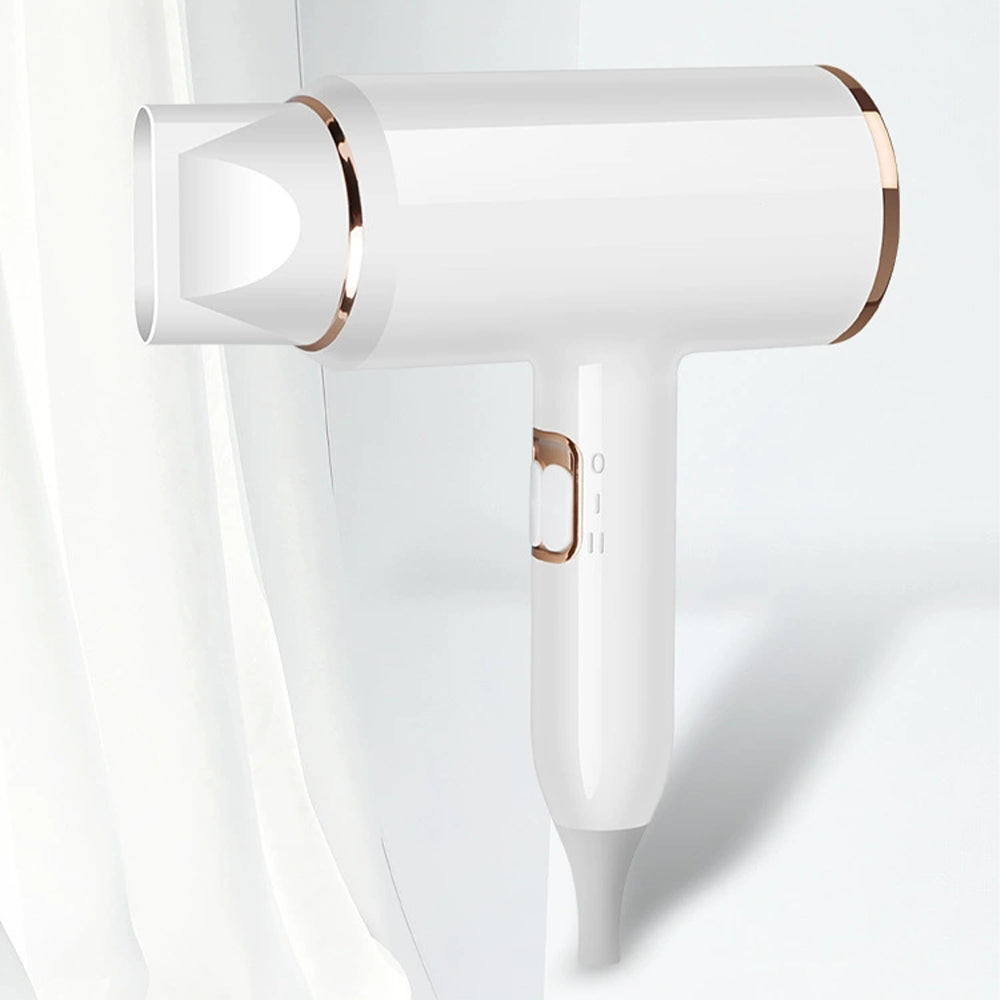 PROFESSIONAL HAIRDRYER 2400W WITH COLD AND HOT AIR - NEGATIVE IONS - POWERFUL HAIR DRYER FOR SALON RESULTS-F37-white-Nora Luxe
