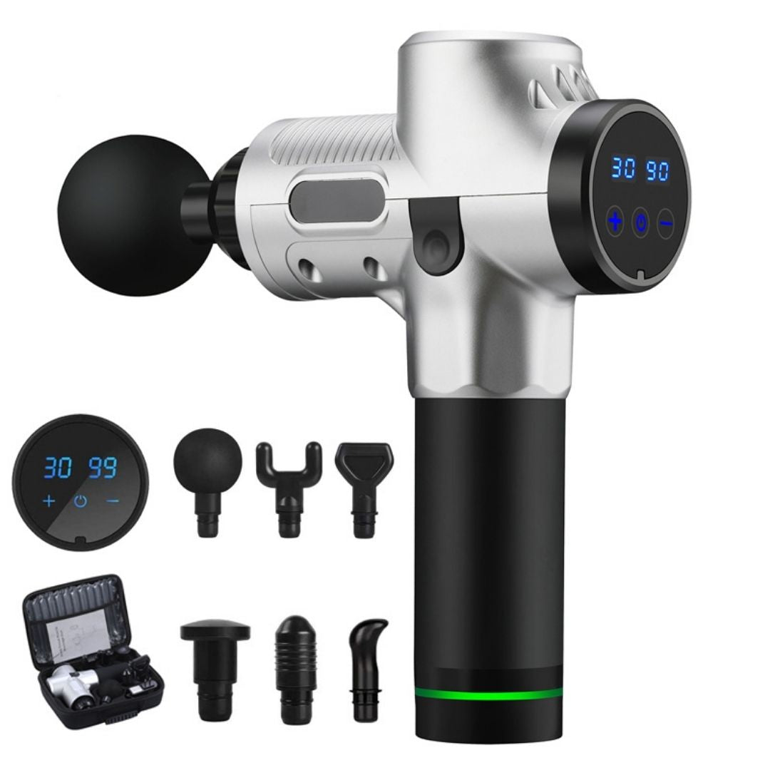 Professional Massage Device - MuscleEase Pro-Silver-Nora Luxe