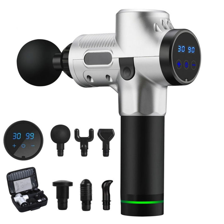 Professional Massage Device - MuscleEase Pro-Silver-Nora Luxe