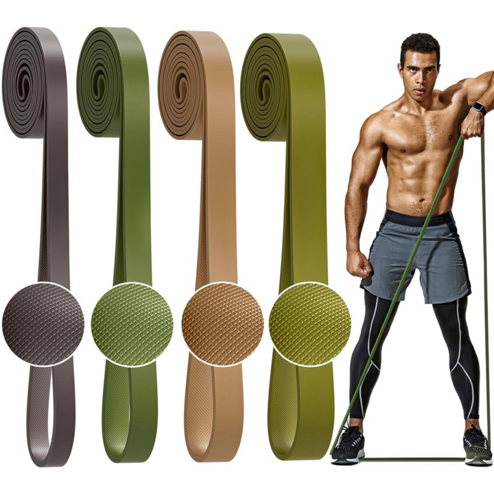 Pull-Up Assist Resistance Bands Set – Training Bands for Strength Training-5-85 LBS Green-Nora Luxe
