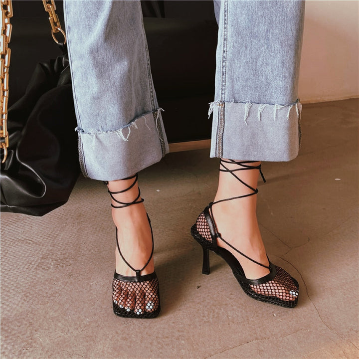Pumps with a pointed design – Céleste-Orange-3-Nora Luxe