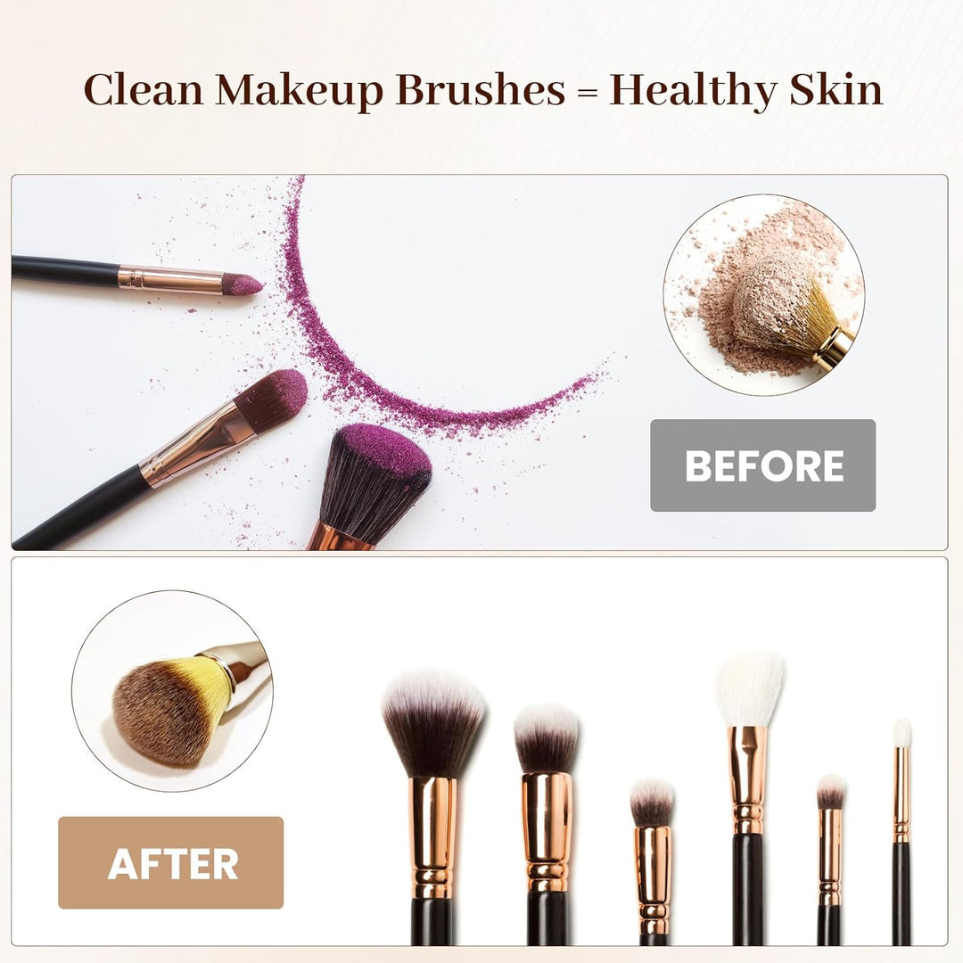 Quick Drying Electric Makeup Brush Cleaner – Clean & Ready to Use Immediately!-Black-Nora Luxe