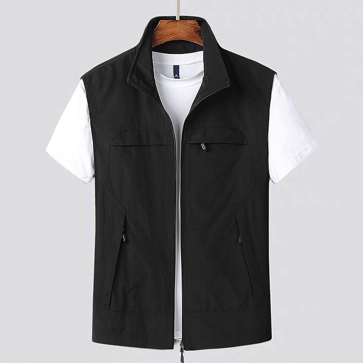 Quick-drying men's vest for outdoor adventures – Arvid-Black-S-Nora Luxe