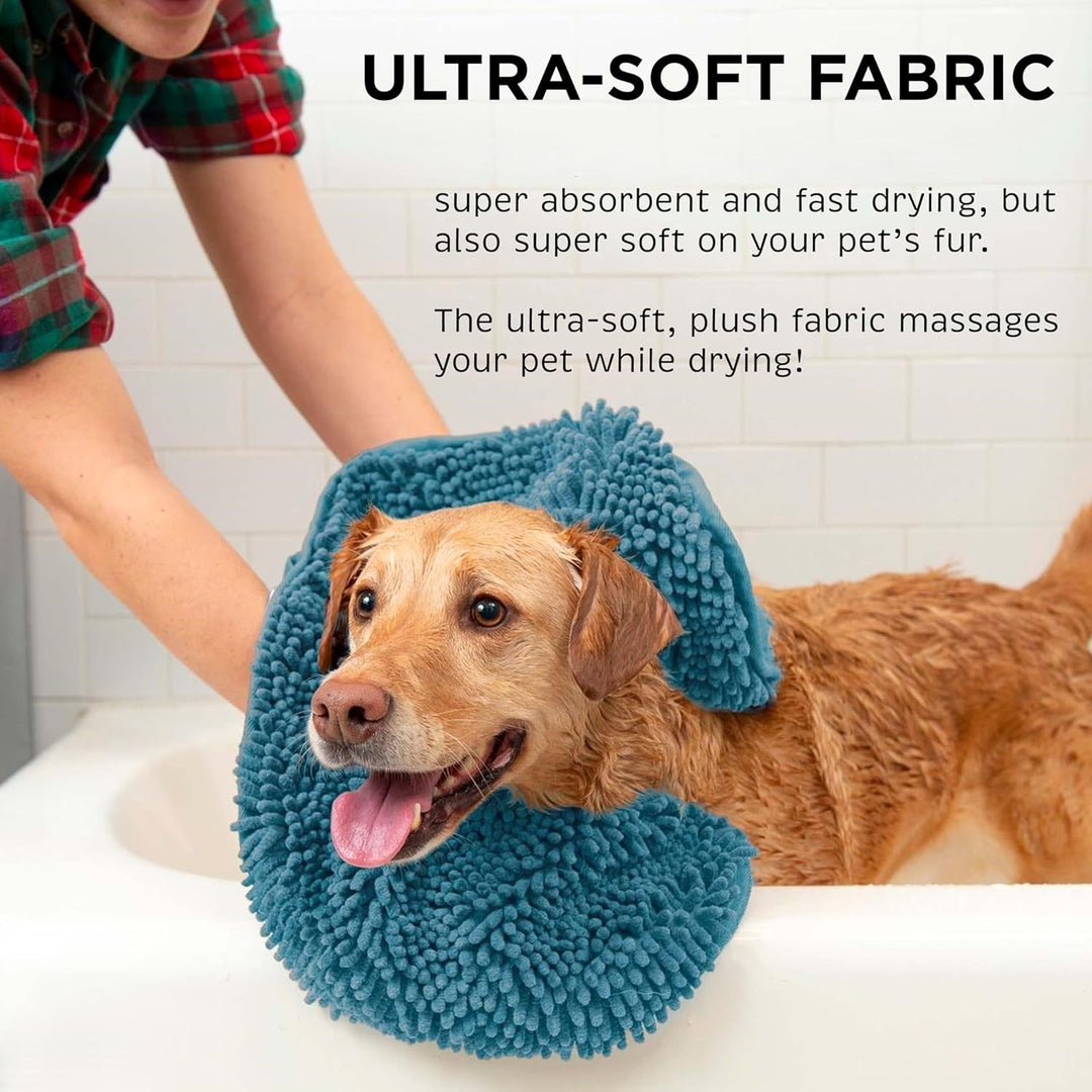 Quick-Drying Microfiber Dog Towel - Super Absorbent & Soft-Gray-Nora Luxe