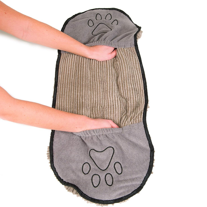 Quick-Drying Microfiber Dog Towel - Super Absorbent & Soft-Gray-Nora Luxe
