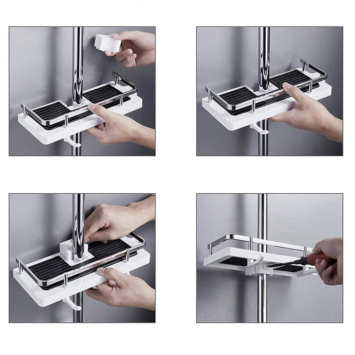 Compact Shower Rack - EasyOrganize-Nora Luxe