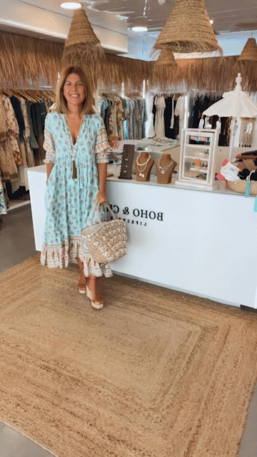 Radiant summer dress – Fleur-Blue-S-Nora Luxe