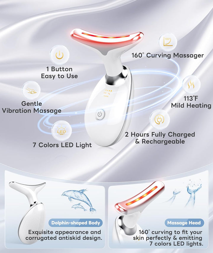 RadiantGlow 7-Color Facial Massager-Nora Luxe