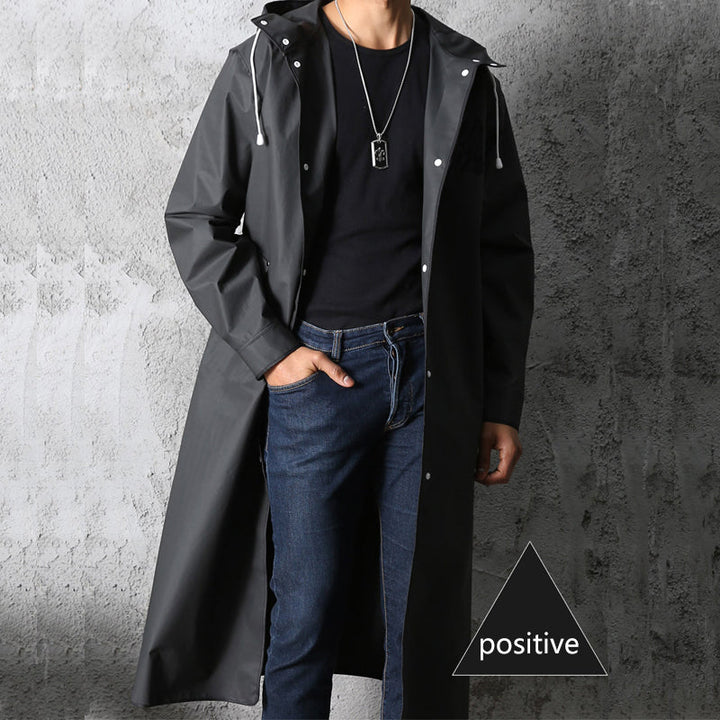 Rain Jacket with Hood - Thorben-Black-M-Nora Luxe