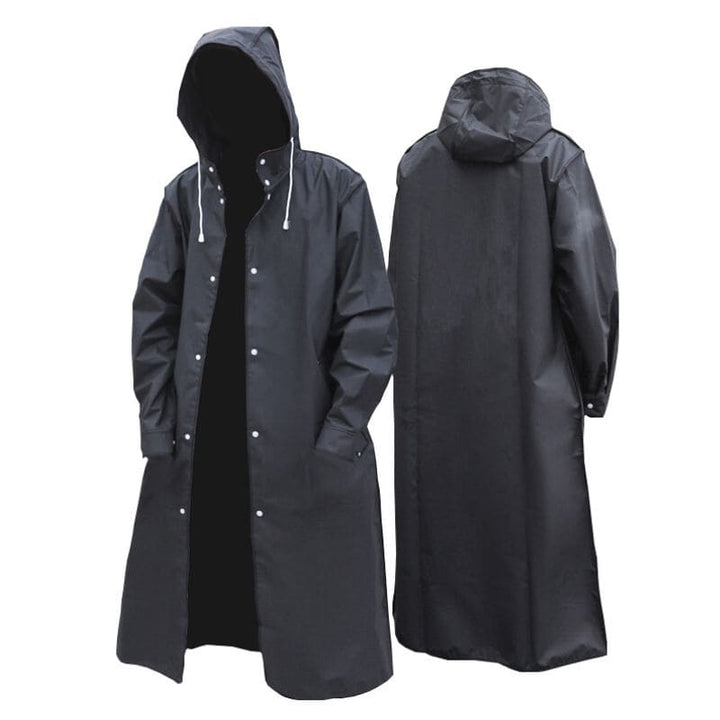 Rain Jacket with Hood - Thorben-Black-M-Nora Luxe
