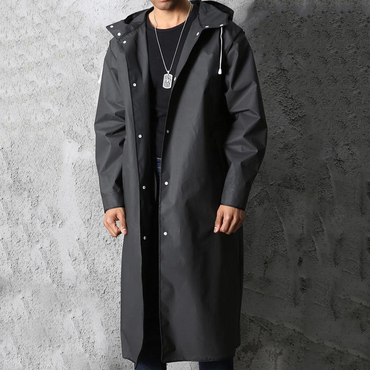 Rain Jacket with Hood - Thorben-Black-M-Nora Luxe