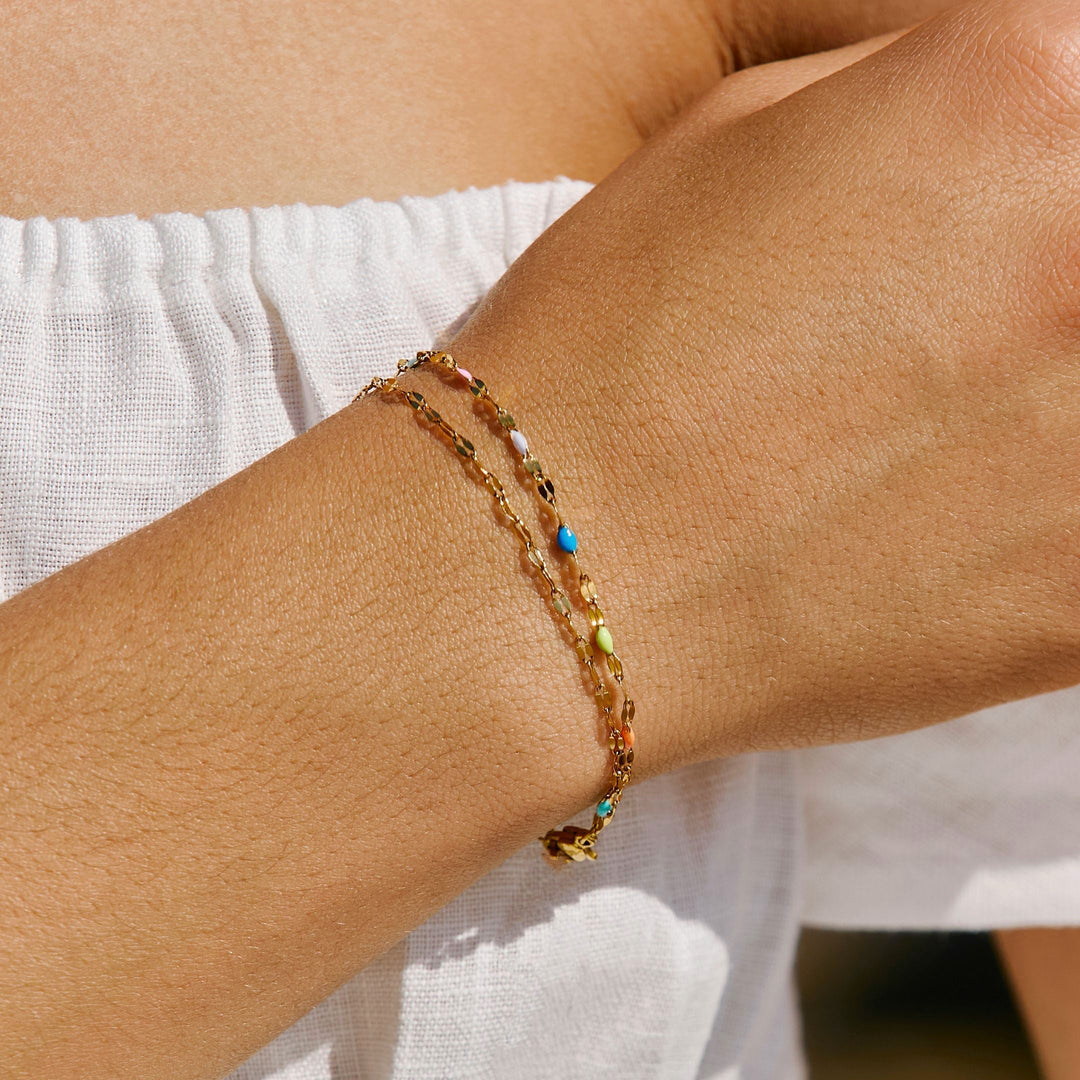 Rainbow Dainty Bracelet - Elise-Nora Luxe