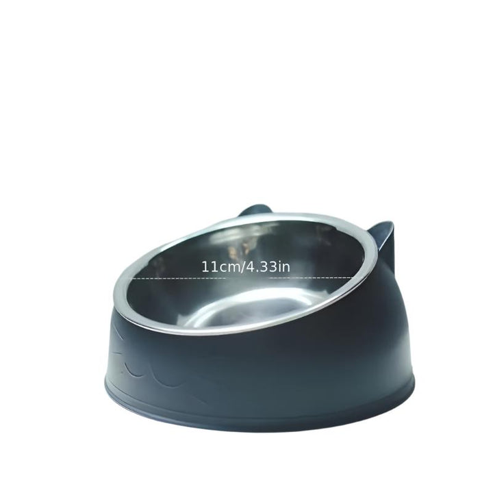 Raised Cat Food Bowl - ComfortBowl-Black-Nora Luxe