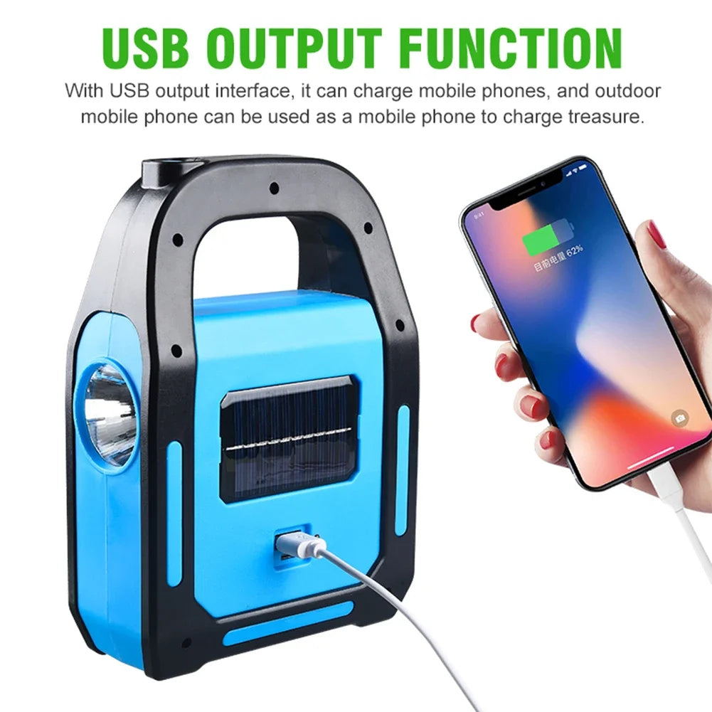 Rechargeable USB Camping Lantern with Powerbank - SolarGlow-Small-Nora Luxe